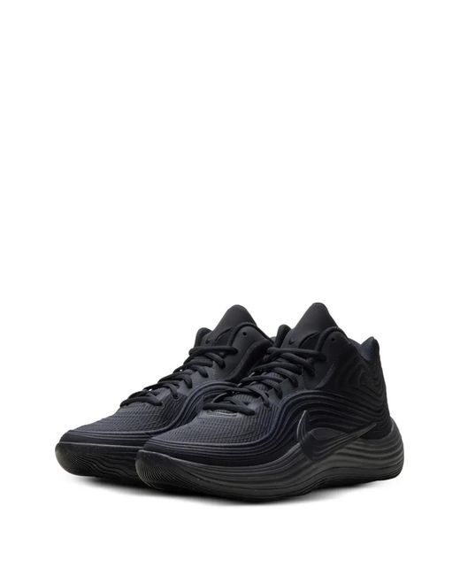 Nike Black Precision 8 Mid Sneakers for men