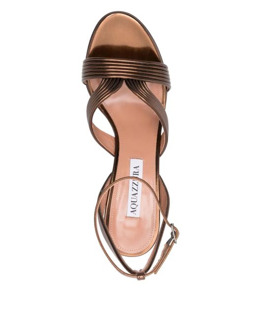 Aquazzura Daryl 80mm サンダル White