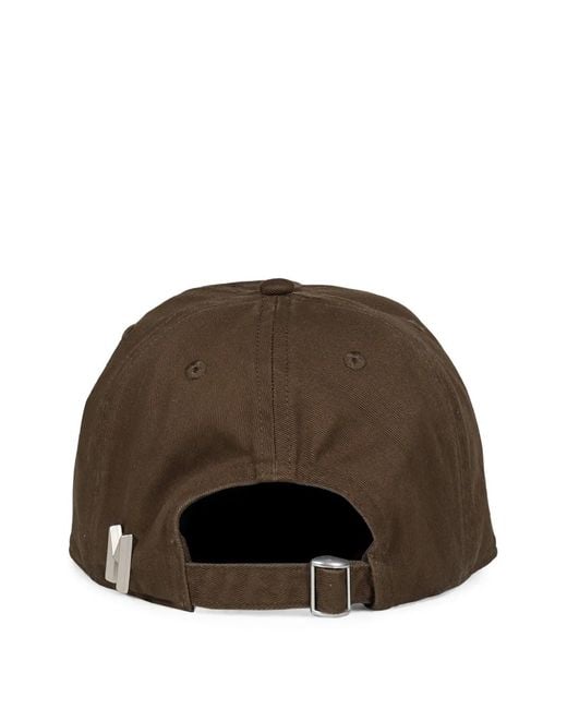 Markgong Brown Logo-Embroidered Baseball Cap