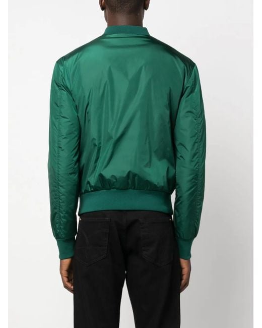 Dolce & Gabbana Green Logo-Tag Track Jacket for men