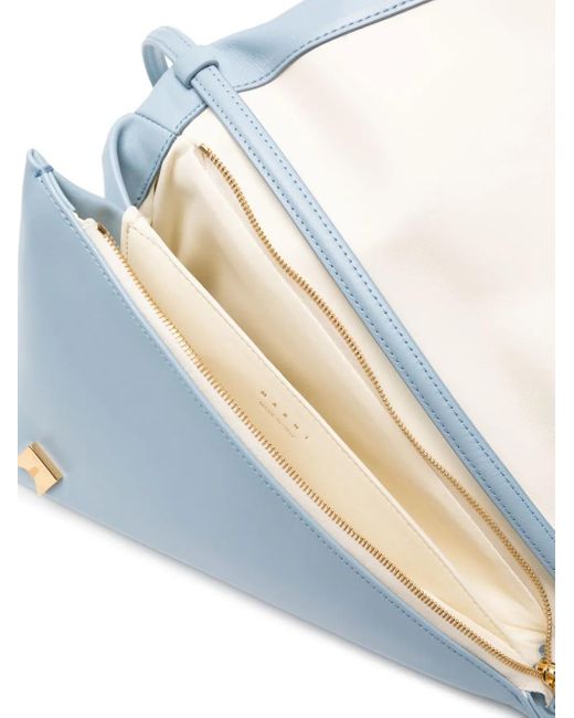 Marni Blue Prismatriangle Shoulder Bag
