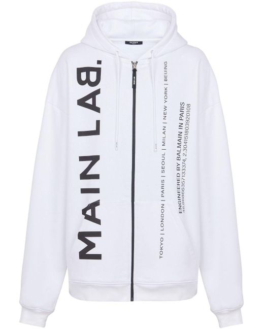 Balmain White Sweaters for men
