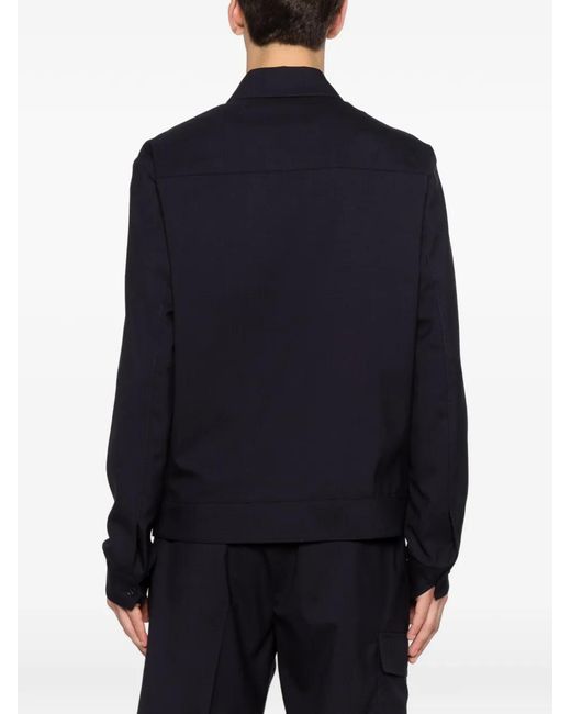 Manuel Ritz Blue Zip-Up Jacket for men