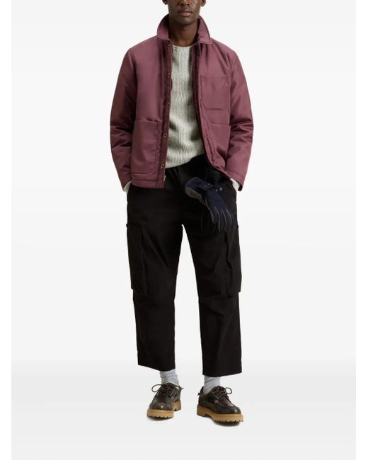 Woolrich Purple Cordura Patch-Pocket Jacket for men