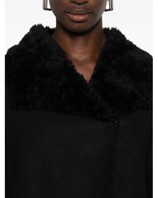 Nour Hammour Black Birthday Reversible Coat