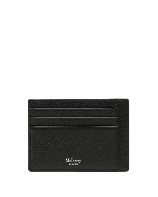 Mulberry Black Small Leather Cardholder for men