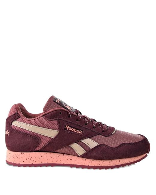Reebok Purple Harman Tl Rpl Leather Sneakers