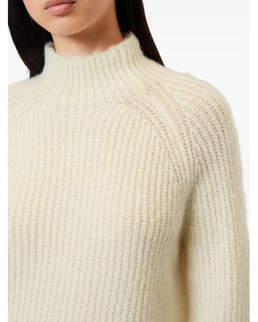 Jersey con cuello alto Marc O' Polo de color White