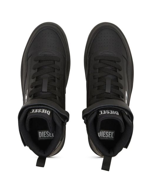 Sneakers S-Tracker-D Mid di DIESEL in Black da Uomo