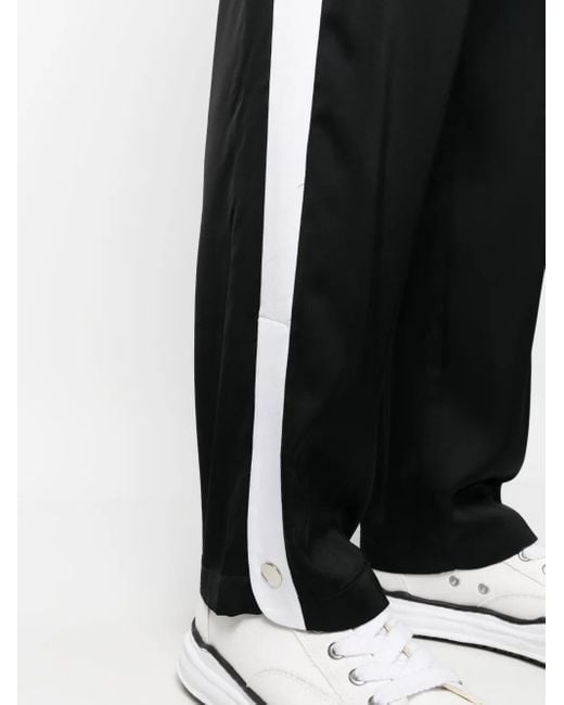 BLUE SKY INN Black Side-Stripe Track Pants for men