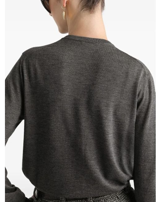 Dolce & Gabbana Black Button-Front Cardigan