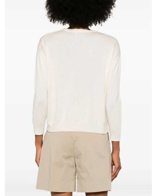 Be You ファインニット トップ White