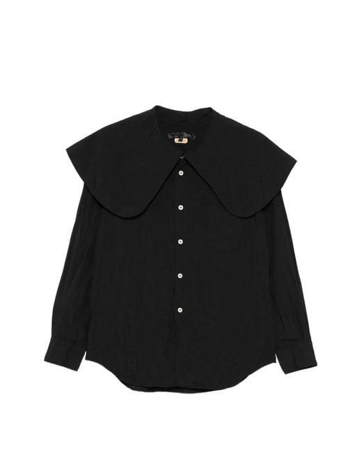 Comme des Garçons Black Oversized-Collar Shirt