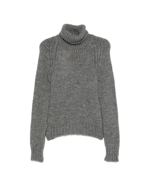 Pull À Col Roulé N°21 en coloris Gray