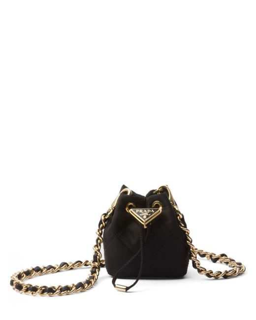 Prada Re-nylon Kleine Tas in het Black