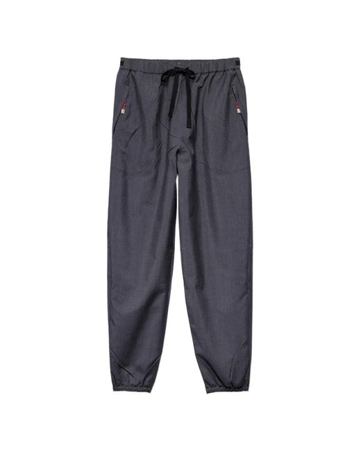 Prada Blue Drawstring Elasticated Track Pants