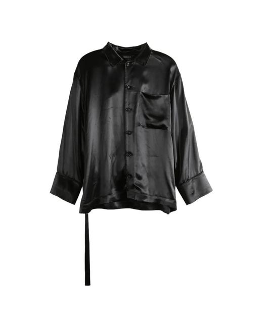 Camisa Coby Con Cinturón Ann Demeulemeester de color Black