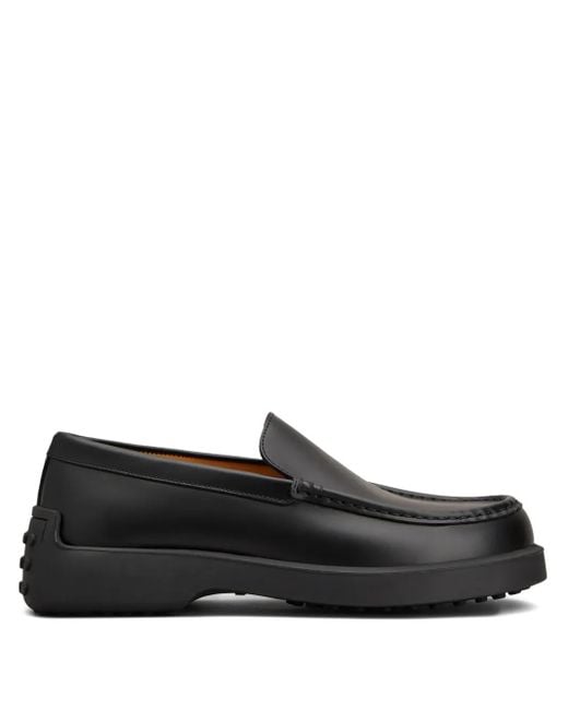 Tod's Black Scarpa Uomo Sotto Cav.Tomaia Pelle F.Do Gomma for men