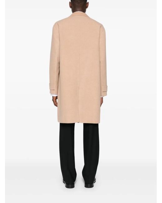 Eleventy Natural Single-Breasted Coat for men