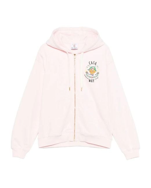 Casablanca Pink Casa Way Mascot Hoodie for men