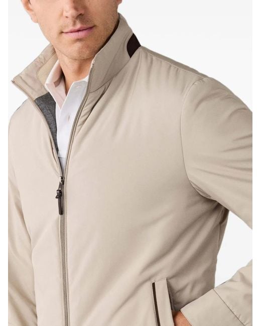 Chaqueta Impermeable Con Cremallera Hackett de hombre de color Natural