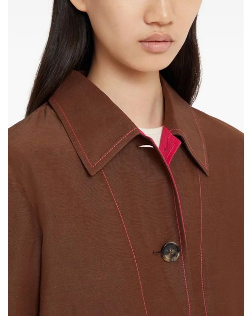Marni Brown Long-Sleeve Jacket