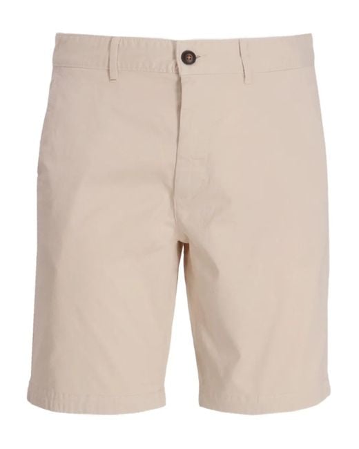Boss Natural Cotton Chino Shorts for men