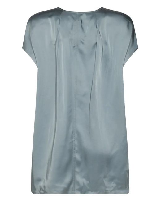 Rick Owens Blue Floating Blouse