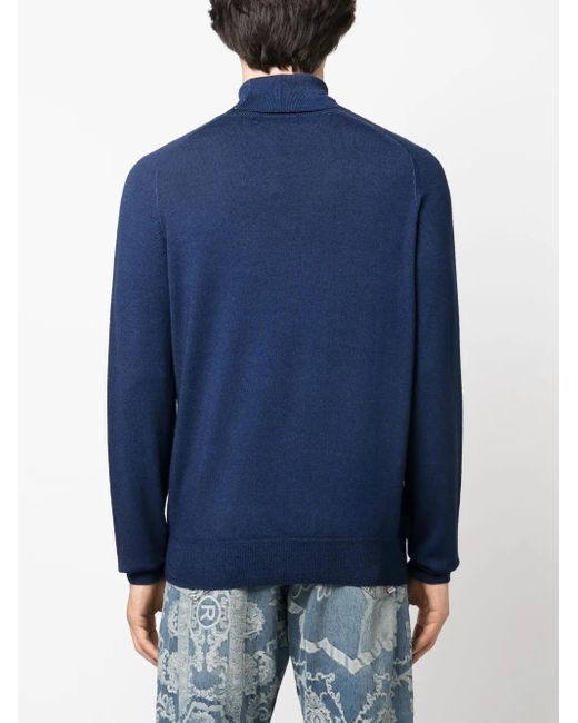 Pull À Logo Pegaso Brodé Etro pour homme en coloris Blue