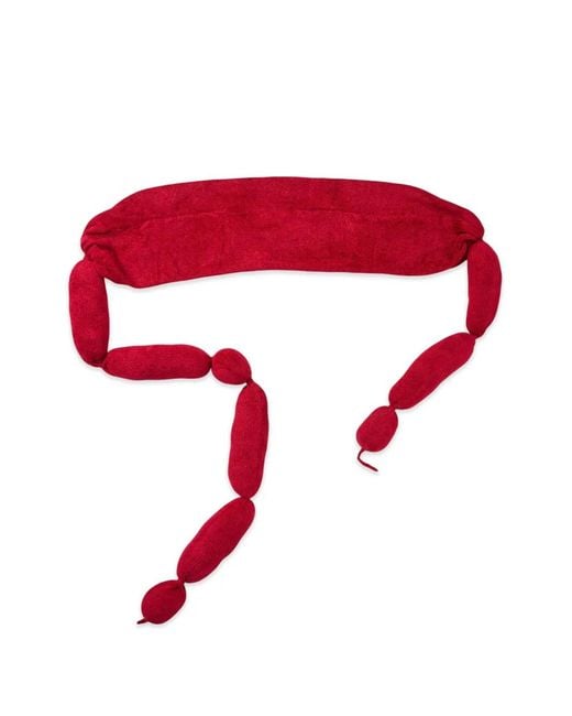 Sciarpa Balloon Dog di Doublet in Red da Uomo