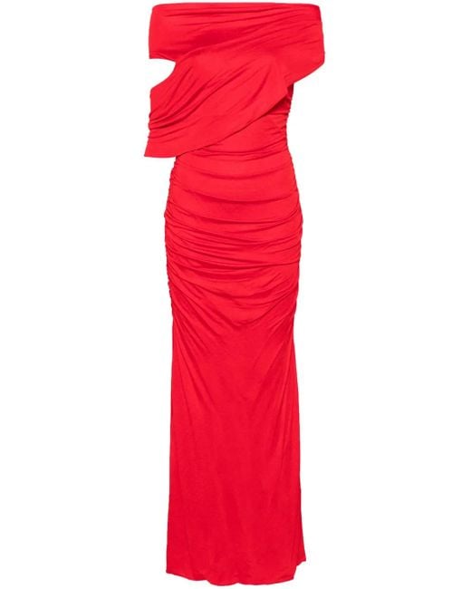Blumarine Red Jersey Sable' Dress