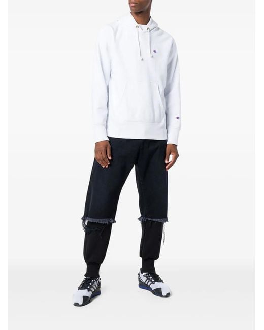 Unravel Project Blue Layered Jeans for men