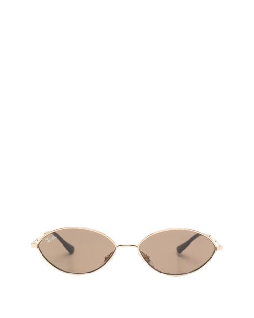 Ray-Ban Natural Kai Geometric-Frame Sunglasses