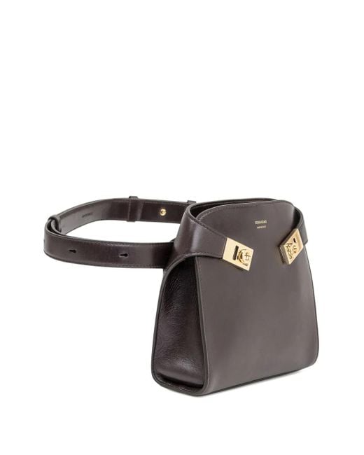 Ferragamo Gray Small Hug Belt Bag