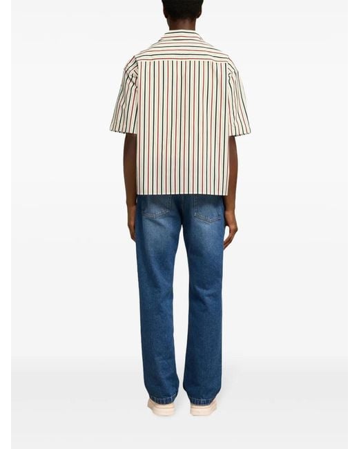 AMI White La Plage Ami Boxy Shirt
