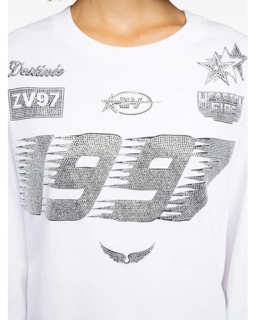 Zadig & Voltaire White Io T-Shirt