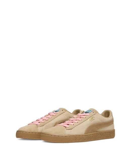 PUMA Brown Suede Sneakers for men