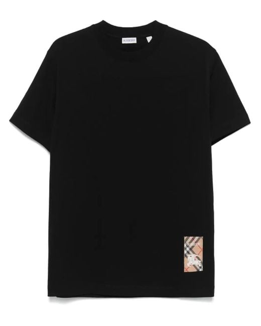 Burberry Black T-Shirts And Polos for men