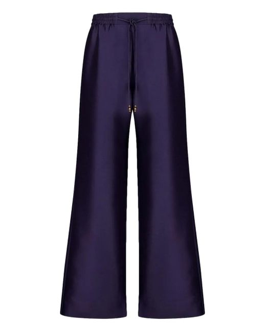 Zimmermann Blue Elastic-Waist Trousers