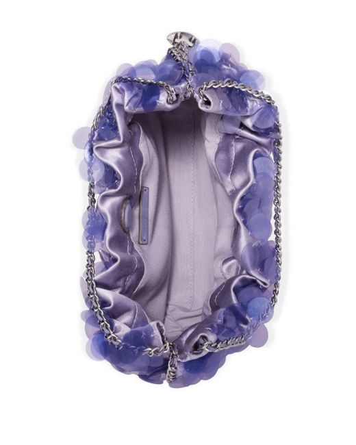 Tory Burch Blue Fleming Mini Hobo Bag