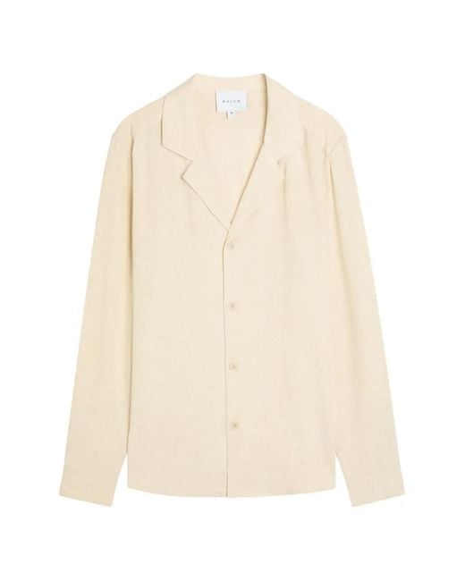 Camicia Con Revers di Raith in White da Uomo