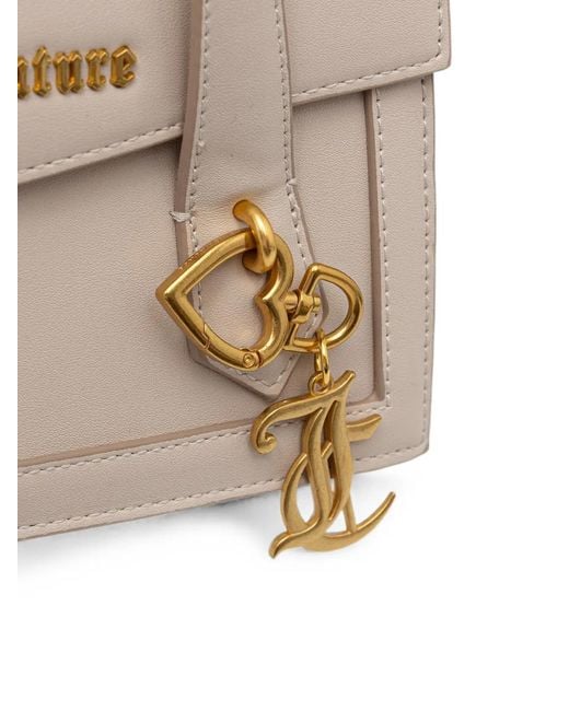 Juicy Couture Natural Lily Logo-Plaque Tote Bag