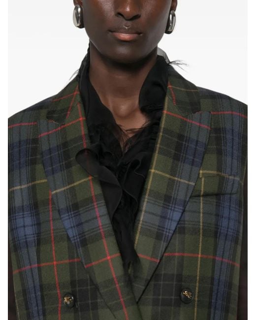 Etro Green Double-Breasted Gilet