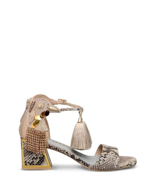 Kat Maconie White Tassel Sandals