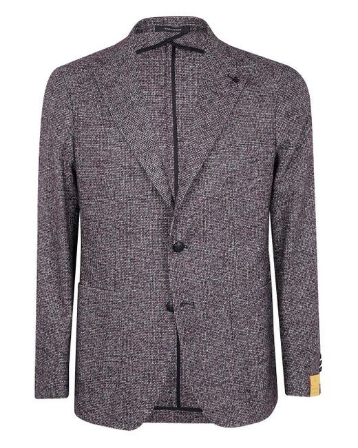 Tagliatore Blue Textured Wool Blazer for men