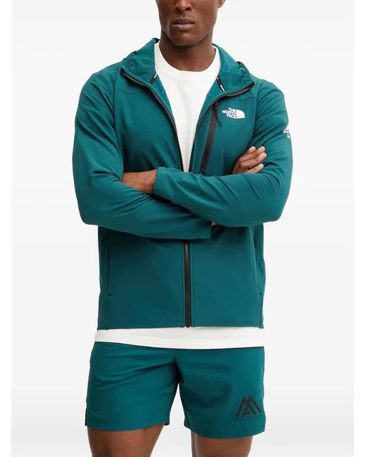 The North Face Green Logo-Print Performance Jacket for men