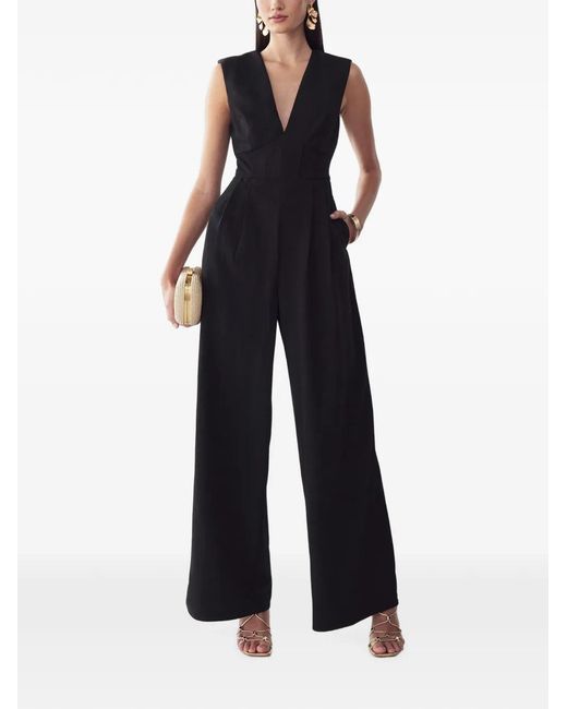 ST MRLO Black V-Neck Jumpsuit