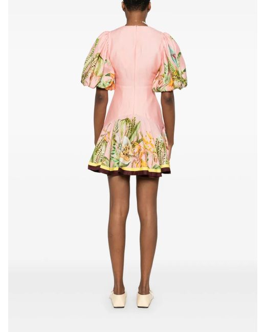 ALÉMAIS Papaya ミニドレス Pink