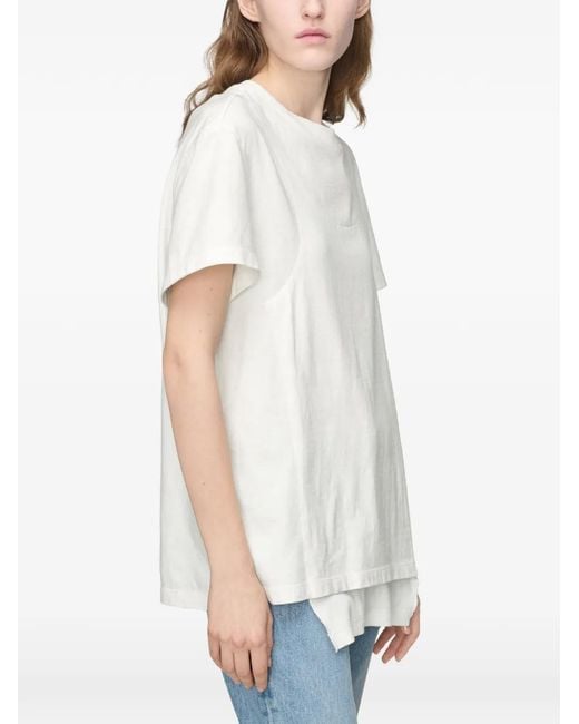 Maison Margiela White Layered T-Shirt