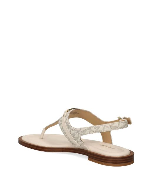 MICHAEL Michael Kors White Mandy Sandals